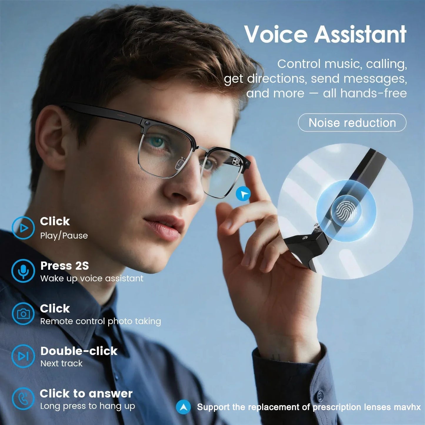 Smart Vision Camera Glasses